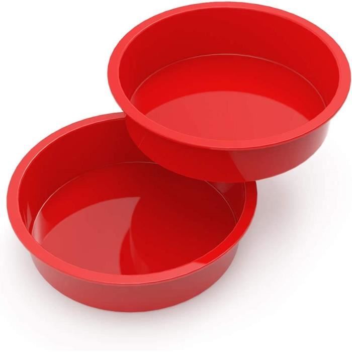Moule Silicone Patisserie Rond 2pcs, Moule Layer Cake Silicone