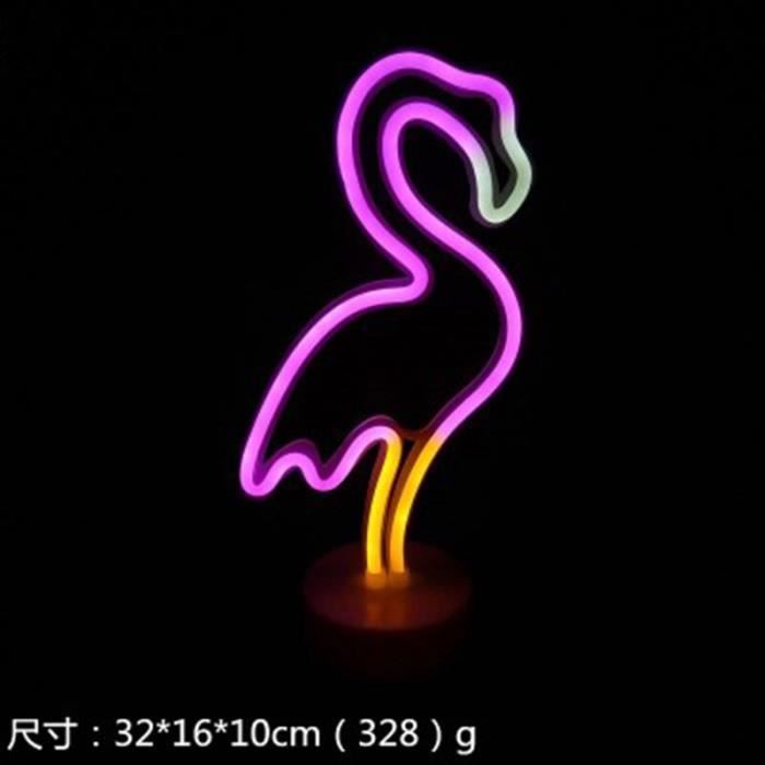 Flamingo neon light target clearance