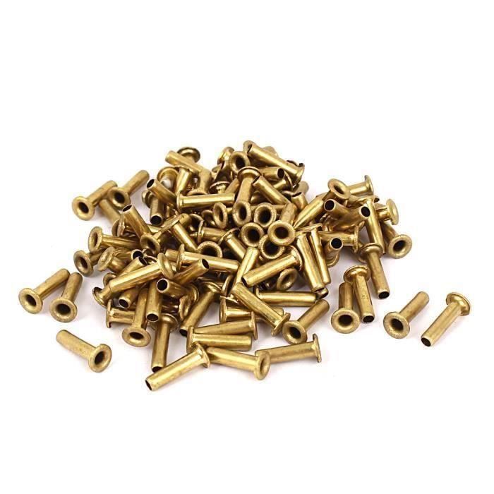 Laiton massif entièrement tige filetée//bar//Rivets M2 2.5,4,5,6,8,10,12,14,16,18,20mm