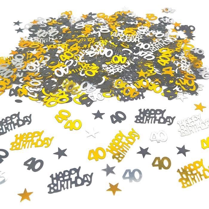 Confettis Et Sequins Pour Soirée Casino – 60g De Formes Mixtes Noir Et Rouge, Parfaits Pour Anniversaire, Mariage, Carnaval