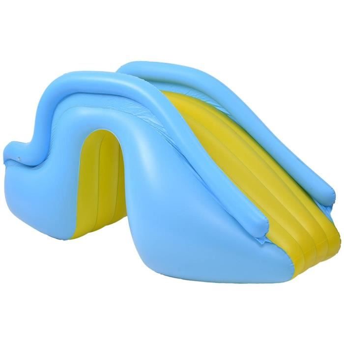 Spier Toboggan Aquatique Gonflable 158x79x62 Cm – Marches Plus Larges Et Stables – Pour Piscine Été – Intérieur/Extérieur