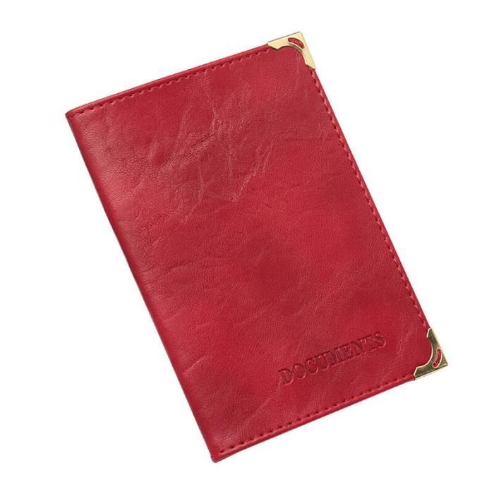 Ibasenice Porte Carte Grise Et Assurance Voiture Léopard - Étui PU Étanche Organisateur Documents Permis - Grand Format