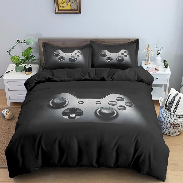 Housses De Couettes 90X190 Cm Gamer 3D Game Console Gamepad Set