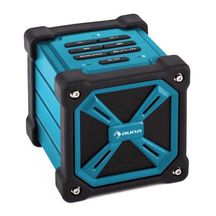 Auna TRK-861 - Enceinte Bluetooth portable avec batterie (micro pour kit  mains-libres intégré, bass-boost) - bleu - Achat / Vente enceinte nomade  Auna TRK-861 Enceinte Bluet... à prix barré- Cdiscount