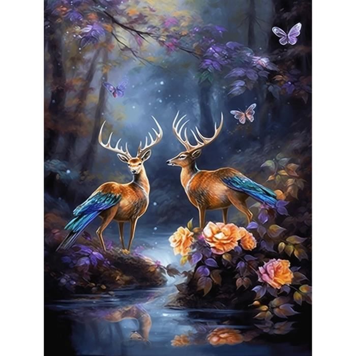 Bimkole 5D Diamond Painting Kit – Pupazzo Di Neve Invernale, Tela 30x40 Cm, Completo Di Strass E Strumenti