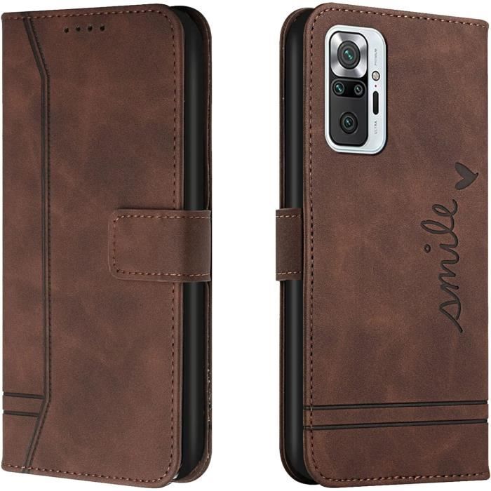 Étui Portefeuille Pour Xiaomi Redmi Note 8 | Cuir PU, 2 Fentes Cartes, Fermeture Magnétique, Fonction Support