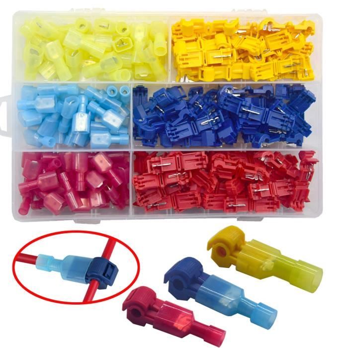 100 Connecteurs Femelles Rapides Isolés 16-14 AWG 0.250" - Déconnexion Rapide Pour Câblage Auto/électronique