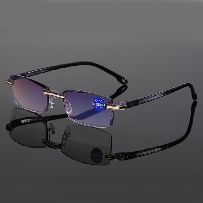 Lunettes De Soleil GILU3 Métal Anti-lumière bleue lunettes de lecture ...