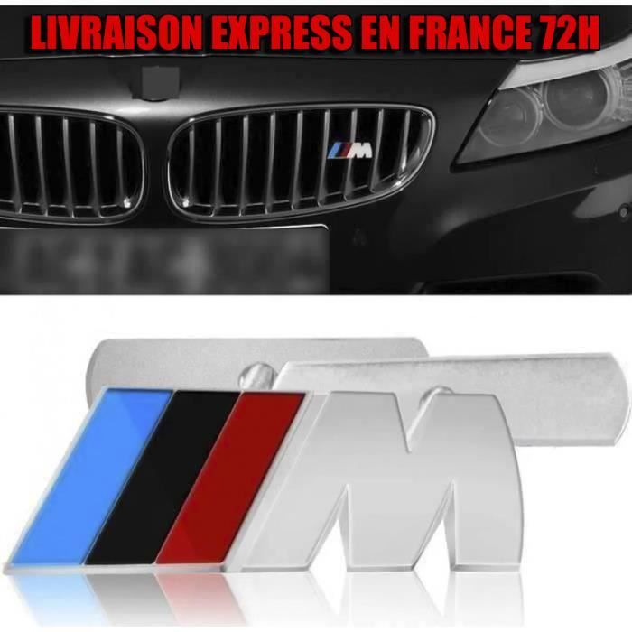 2x BMW Insigne logo Capot Emblème 74 et 82mm E46 E90 E92 E60 E34