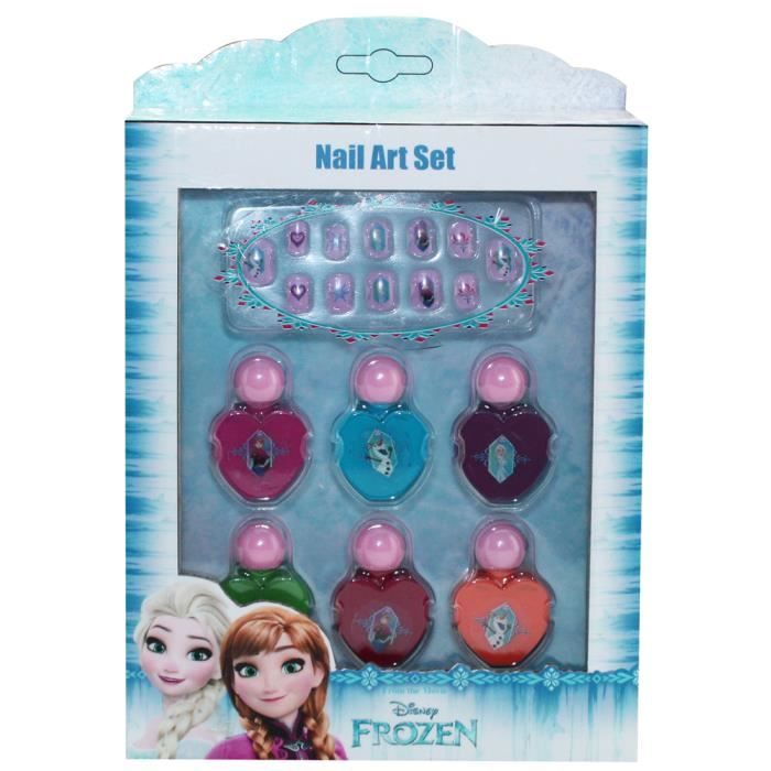La Reine des Neiges Coffret cadeau enfant set de manucure - 7pcs