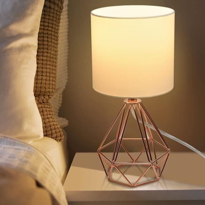 Lampe De Bureau LED Style Rétro, Lampe De Table Portable, Noir, Vintage Industriel