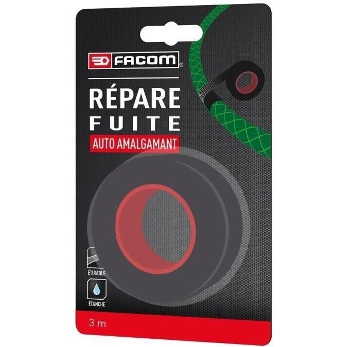 EuroTechnoCom MCO8507 Ruban isolant auto-amalgamant 0.5mm x 25mm x 10m