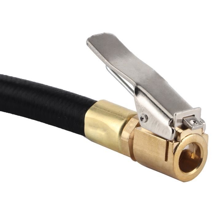 Tuyau D'extension Pour Gonfleur De Pneus 100 Cm - Adaptateur Valve Filetée M8 - Pour Voiture, Vélo, VTT, Camion
