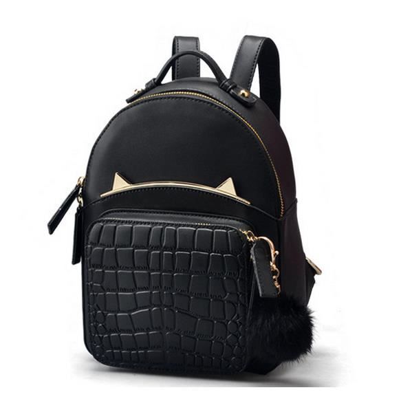 Fulozo Mignon Sac A Dos Scolaire Fille Femme Sac A Main Oreille