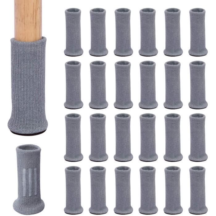 Chaussettes Pour Pieds De Chaise Haute 4 Pcs - Compatibles Hauck Alpha Beta & Roba Sit Up - Protection Sol Gris