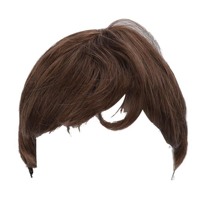 Perruque brune homme on sale