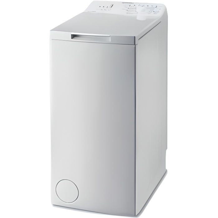 Lave Linge Top 6kg / 1200trs / A+++ac/ Moteur Universel / acces Dirct Tam Indesit - Btwl6230fr/n - Indesit