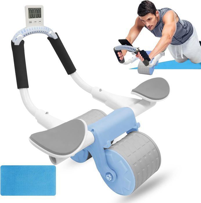 Rouleau d'Abdominaux Support de Coude Antidérapant