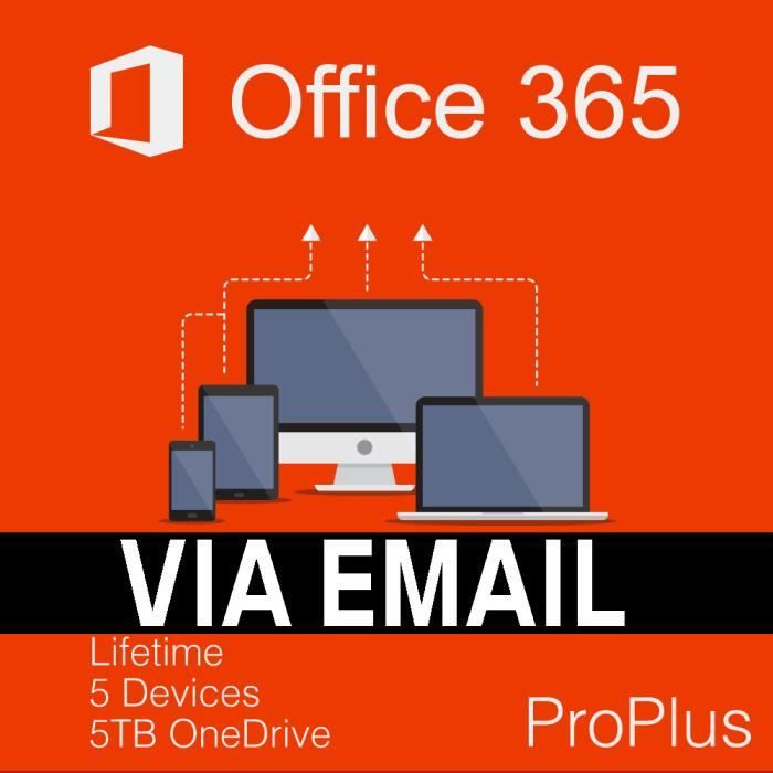 Microsoft Office 365 Home 5 PC  à télécharger  Cdiscount Informatique