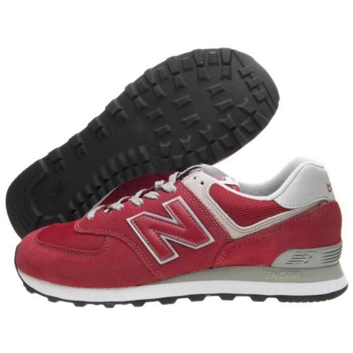 new balance ml574 rouge