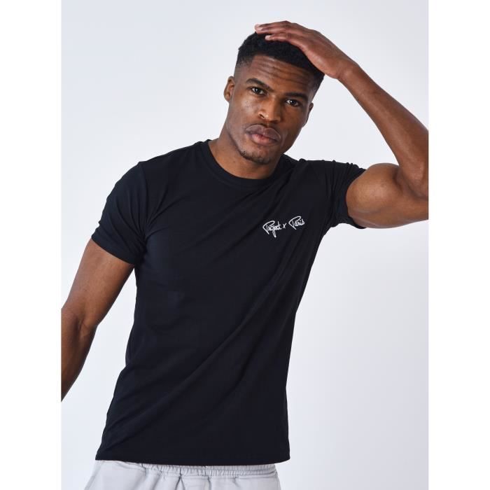 T shirt hot sale brodé homme