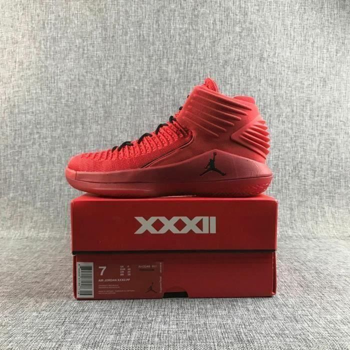 Chaussures de basket Nike Air Jordan 32 Low rouge AH33328 601 pour hommes taille 44 Cdiscount Sport