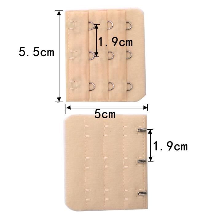 Extension Pour Soutien-Gorge - Élargissement 4 Ou 5,5 Cm, Longueur ~10 Cm (Marque Kleiber)