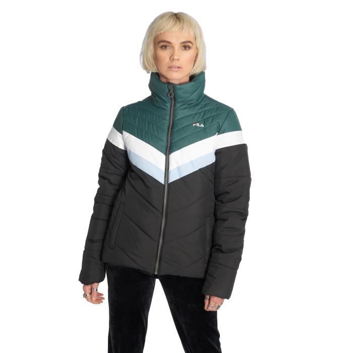 FILA Femme Manteaux \u0026 Vestes / Veste mi-saison légère Urban Line Nanda Noir  - 509603 - Cdiscount Prêt-à-Porter