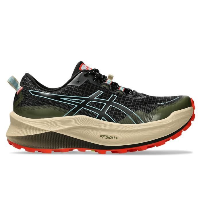 Chaussures de trail running ASICS Trabuco Max 3 pour Homme Noir Regulier 1011B800 002 Cdiscount Sport