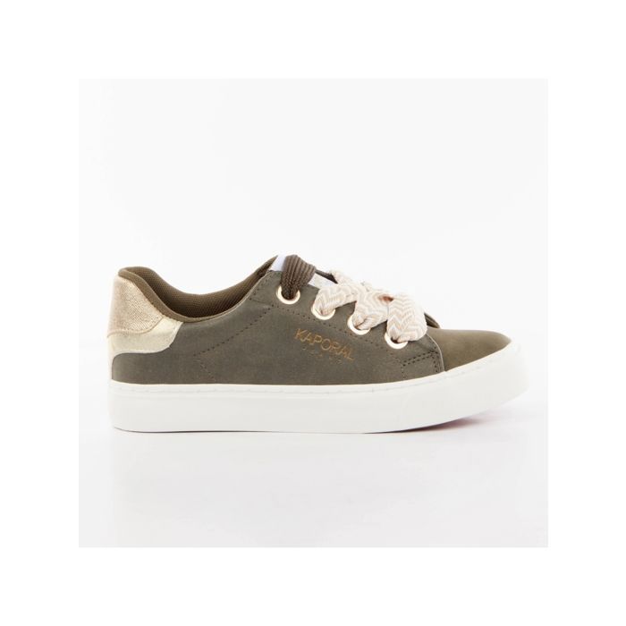 Kaporal Basket - KAPORAL - Golden - Kaki - Synthétique - Lacets classiques