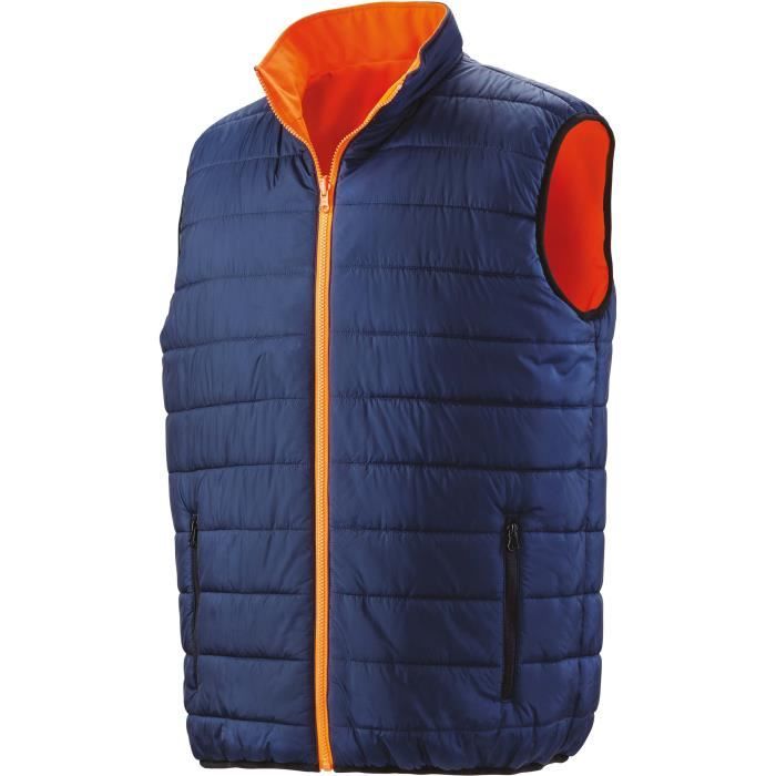 Doudoune sans manche fluo sales