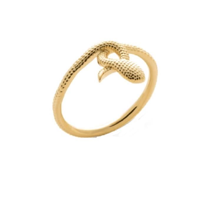 Bague serpent or 18 carats deals