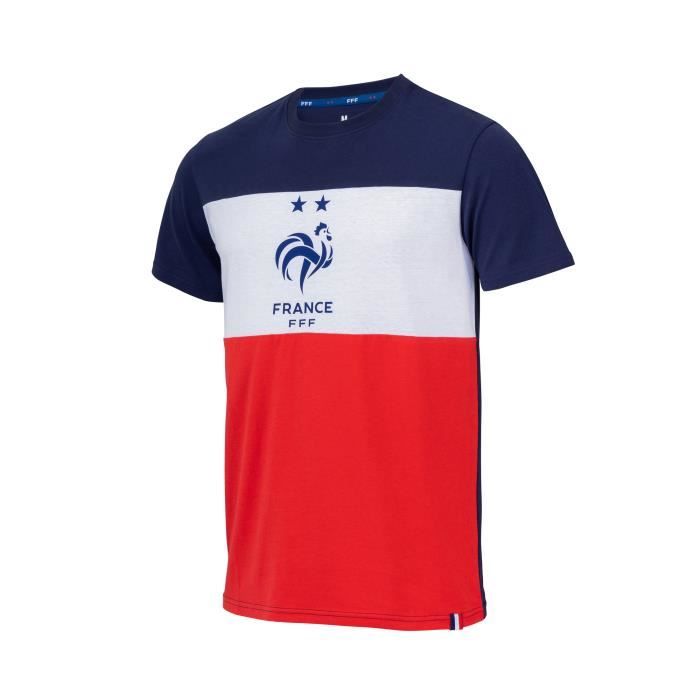 Tee shirt homme bleu blanc rouge discount