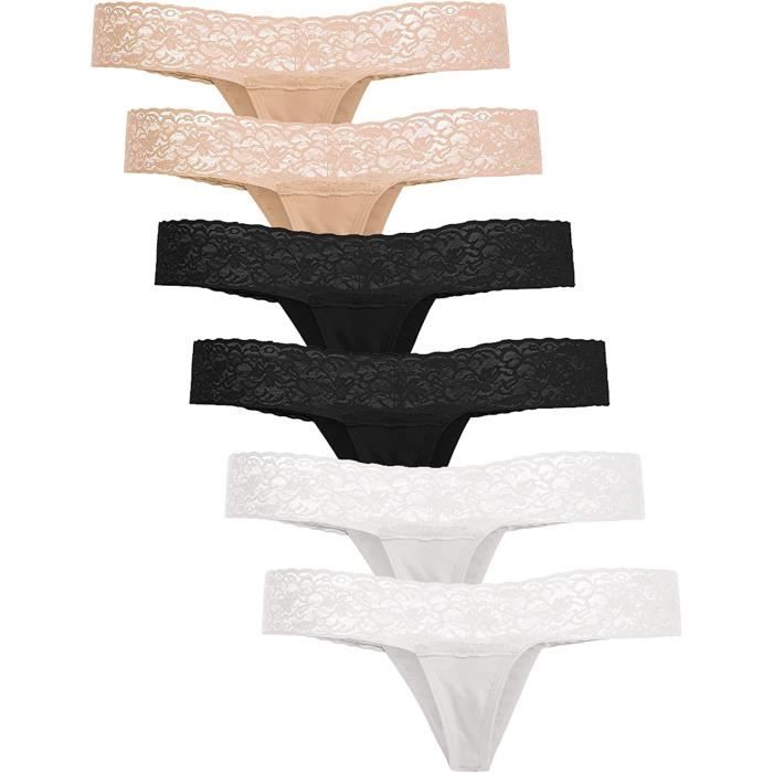 String Tanga Femme En Dentelle - Lingerie Fine Et Sexy, Neuf Avec étiquettes