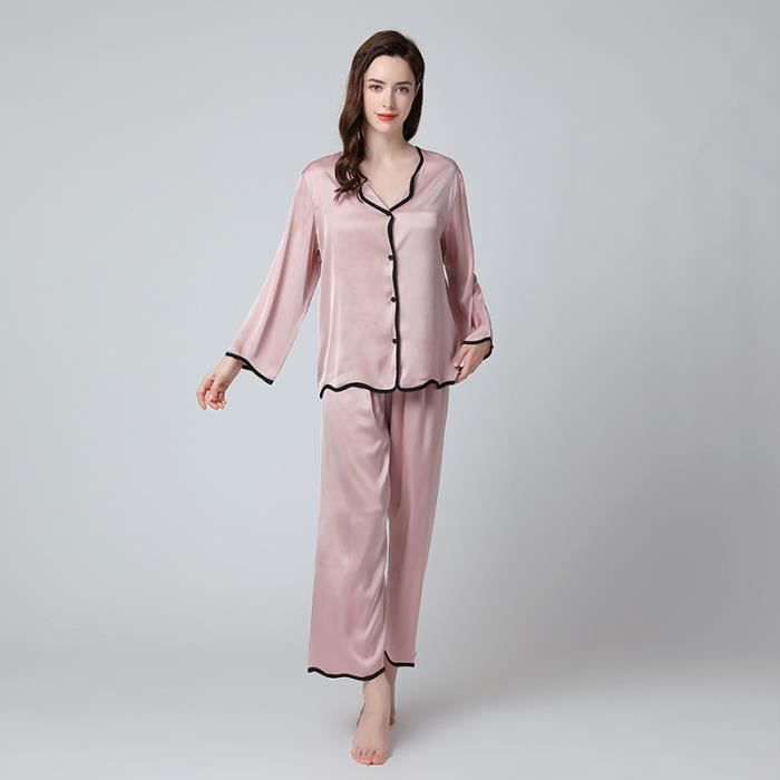 Pyjama femme veste et pantalon new arrivals