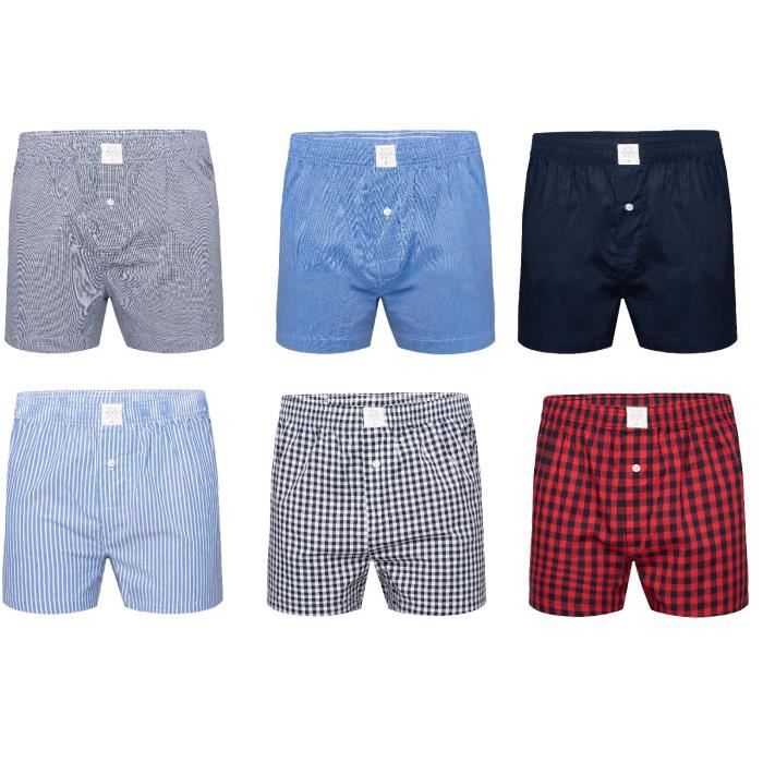 MG 1 Cale on Homme carr Paquet de 6 Cdiscount Pr t Porter