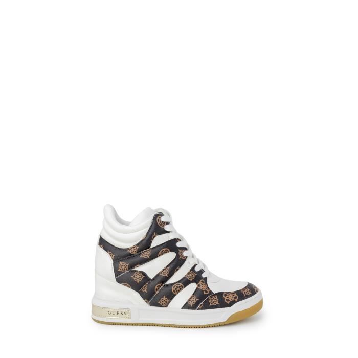 GUESS Basket Sneakers Femme Blanc Polyuréthane GR73034