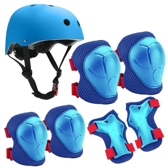 Ensemble Protection Cyclisme Enfants – Casque Rigide, Genouillères, Coudières – Pour Vélo, Trottinette, Skate (5-16 Ans) - 5