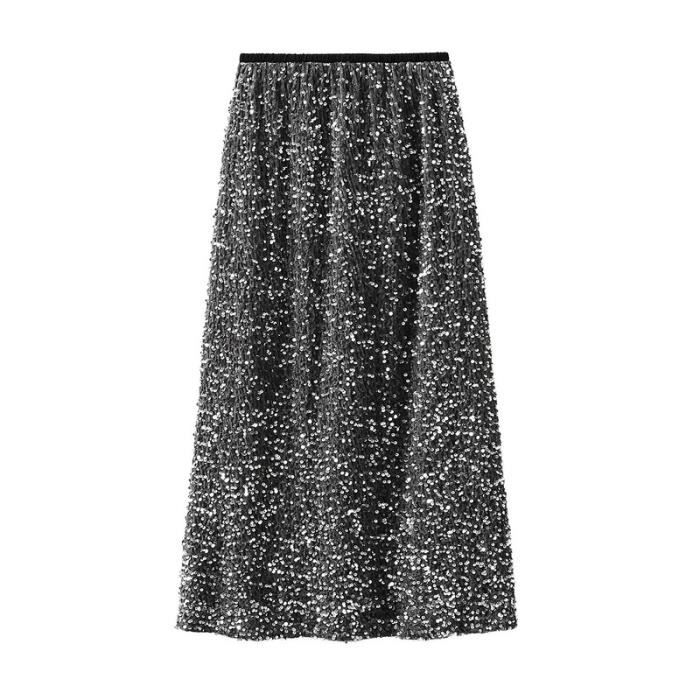 Tenue jupe longue noire 2025