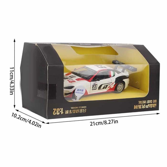 Couleur M6 Blanc voiture de Sport légère, modèle réduit de voiture de course, jouet en alliage
