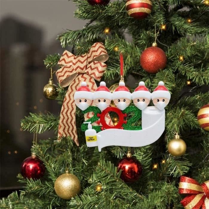 Ornements Suspendus De Noel Survecu Famille Famille De 5 Decorations D Arbre De Noel Achat Vente Boule De Noel Cdiscount