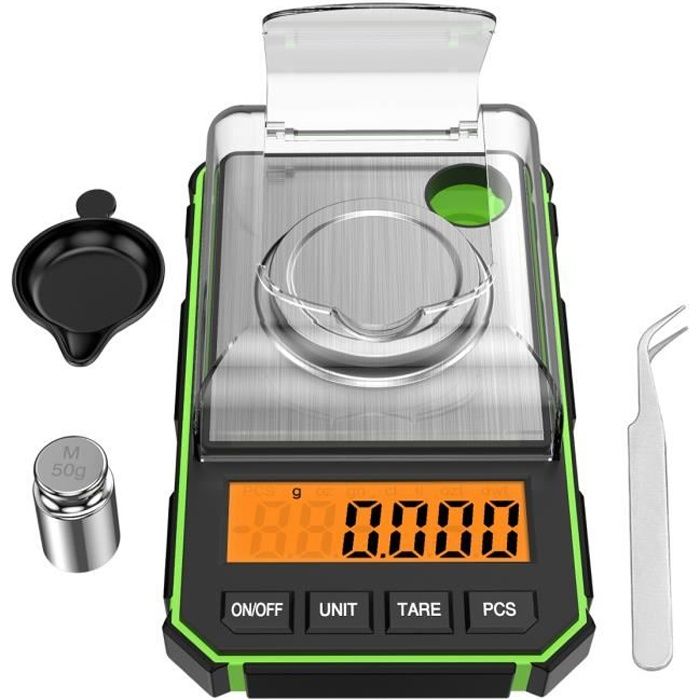 Balance de Haute Précision ORIA - 50g/0.001g - Cuisine, Bijoux, laboratoire  - Cdiscount Electroménager