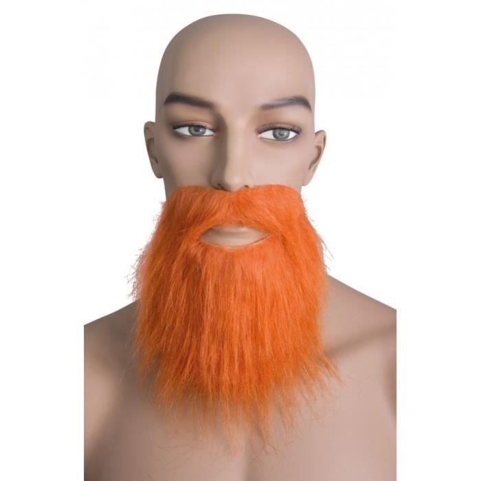 Barbe et moustache raides roux - PTIT CLOWN - Accessoire déguisement adulte  - Cdiscount Jeux - Jouets