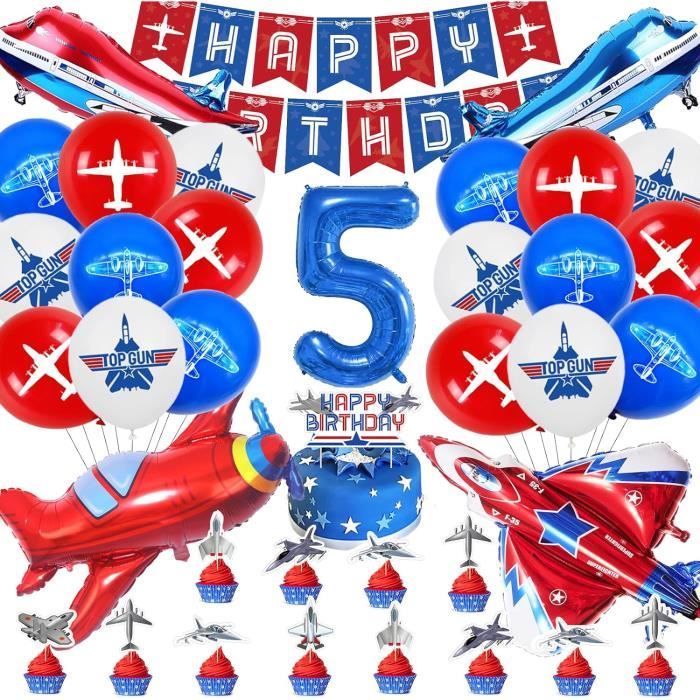 Décorations De Fête Sur Le Thème Du Hockey - 9 Pièces En Nid D'abeille - Pour Anniversaire, Baby Shower, Mariage - Couleurs Bleu Et Rouge - Faciles à Assembler - 12