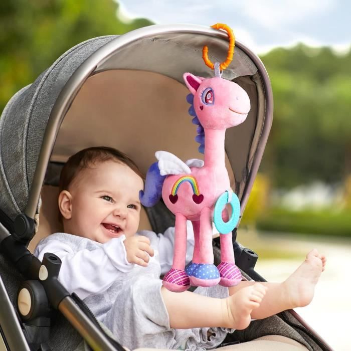 Bébé Poussette Et Siège Auto Suspension Jouets,Peluche Marine Animal