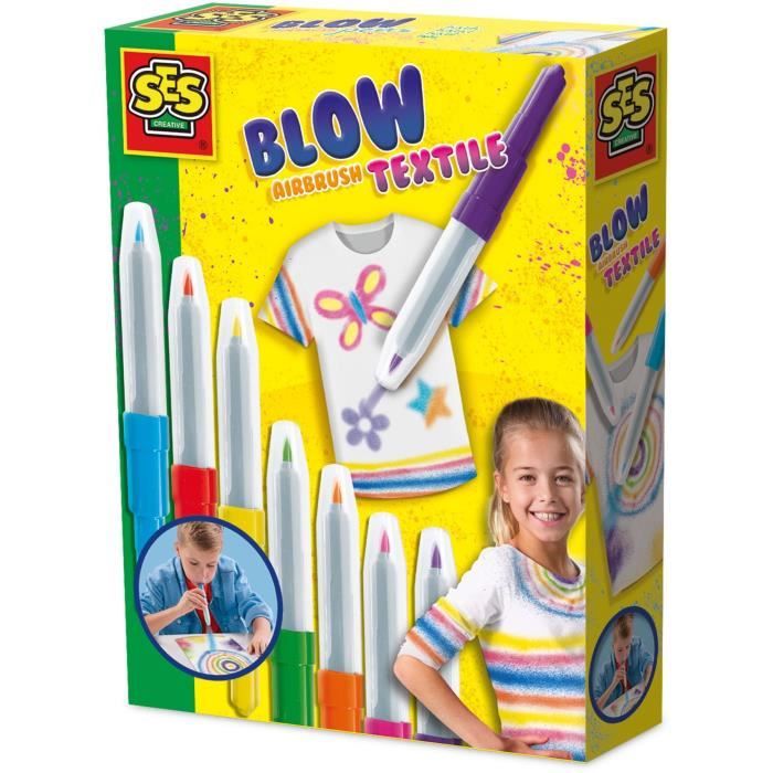 Blow airbrush pens - Textile