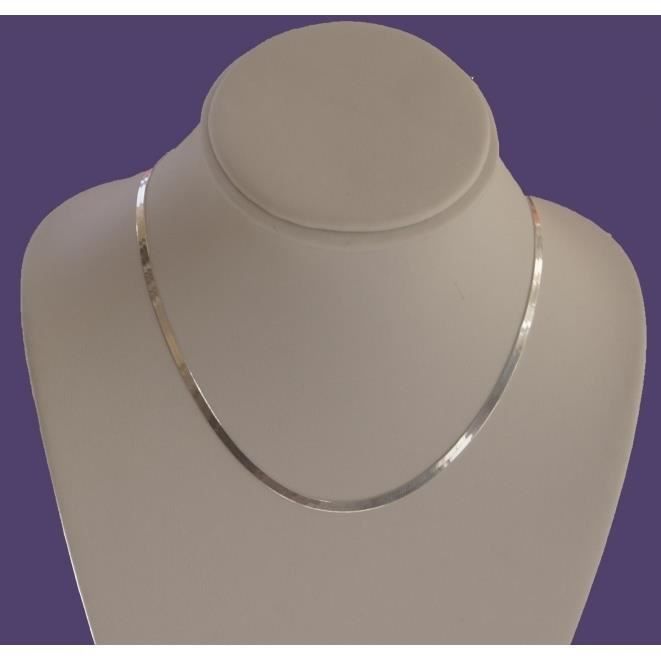 Chaîne Tour De Cou Plaqué Or Maille Cheval 50 Cm - Neuve Avec étiquettes