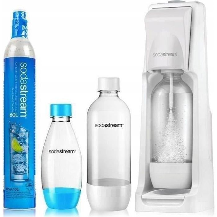 SodaStream Duo - Machine à Gazéifier Avec Bouteilles Verre Et Métal | 44 Cm | Cylindre CO2 Inclus