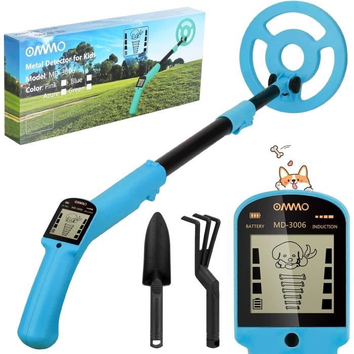 Détecteur De Métaux Pour Enfants - Tige Réglable 61-86 Cm, Rechargeable USB-C, écran LCD Amusant, étanche Et Léger (510 G) - 1