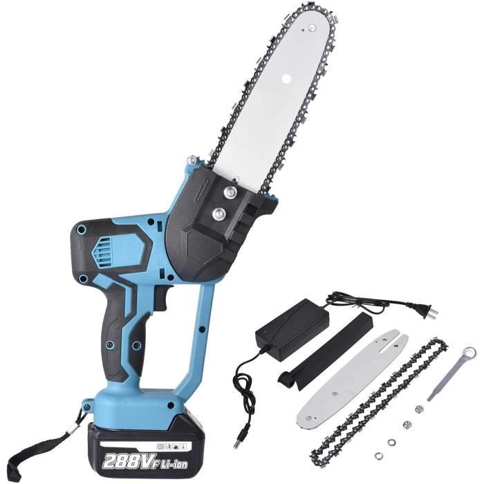 Mini Tronçonneuse 2800W Avec Moteur Sans Balais, Tronçonneuse